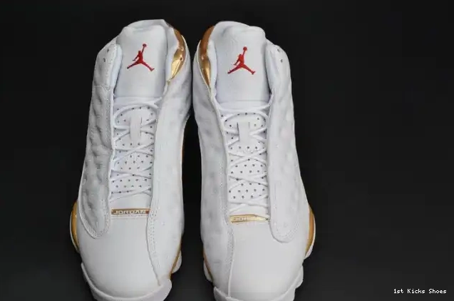1st Kicks Shoes 13 AIR JORDAN RETRO 414571-135 white 